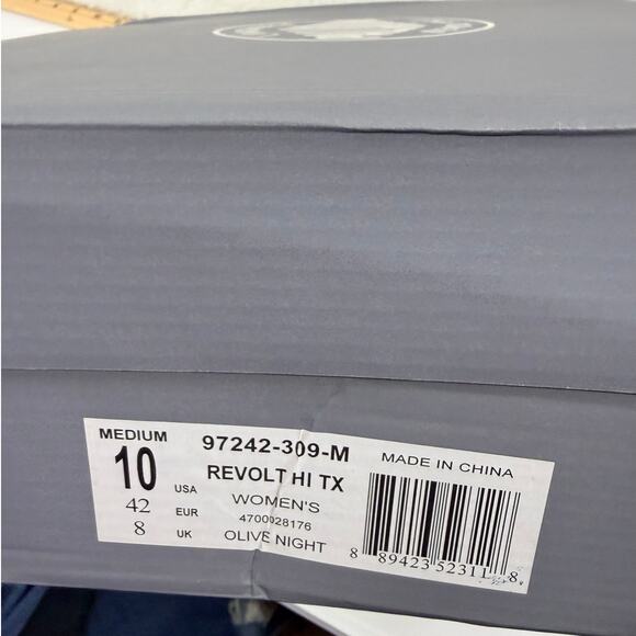 Palladium Revolt Hi Tx Boots Grunge Olive Night Size 10 Lug Sole Platform chunky - Picture 6 of 7